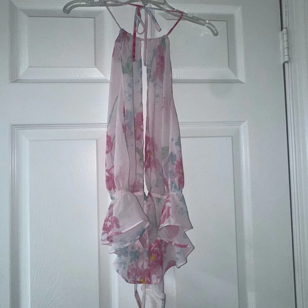 Victoria’s Secret DREAM ANGELS Peony Chiffon Halter Teddy!